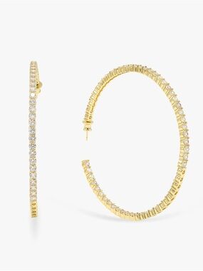 Melinda Maria Gold Hoops - 3in